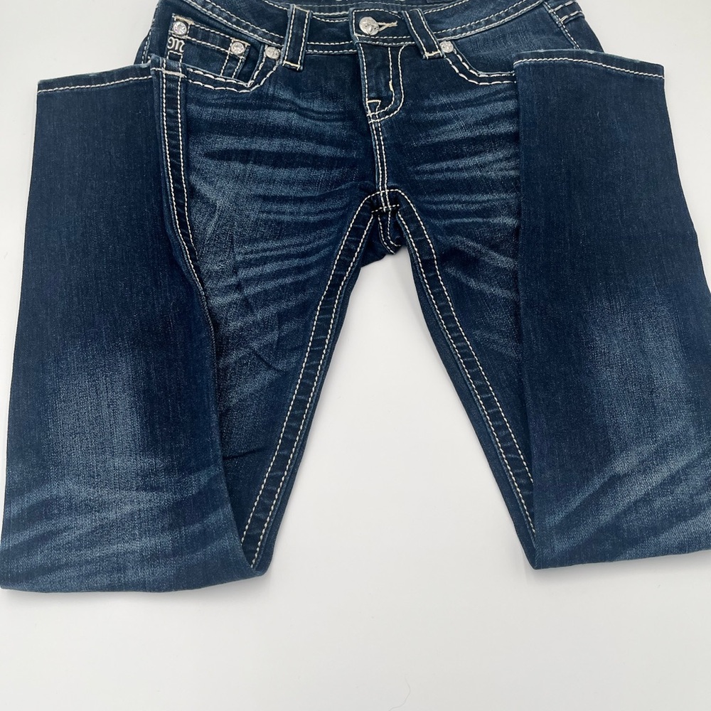 Miss Me Dark Blue Skinny Jeans